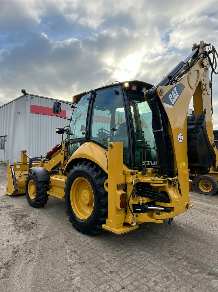 Caterpillar 428 — Rétro-pelle