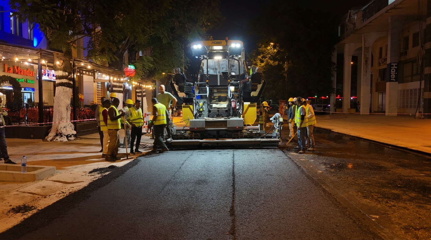 XCMG — Finisseur d'asphalte